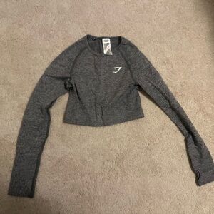 Gymshark vital seamless long sleep crop top